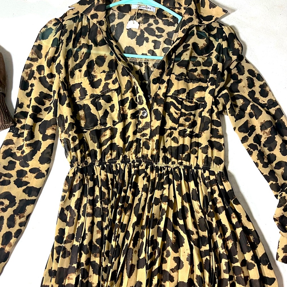 Xtaren sheer dress size medium N.W.T